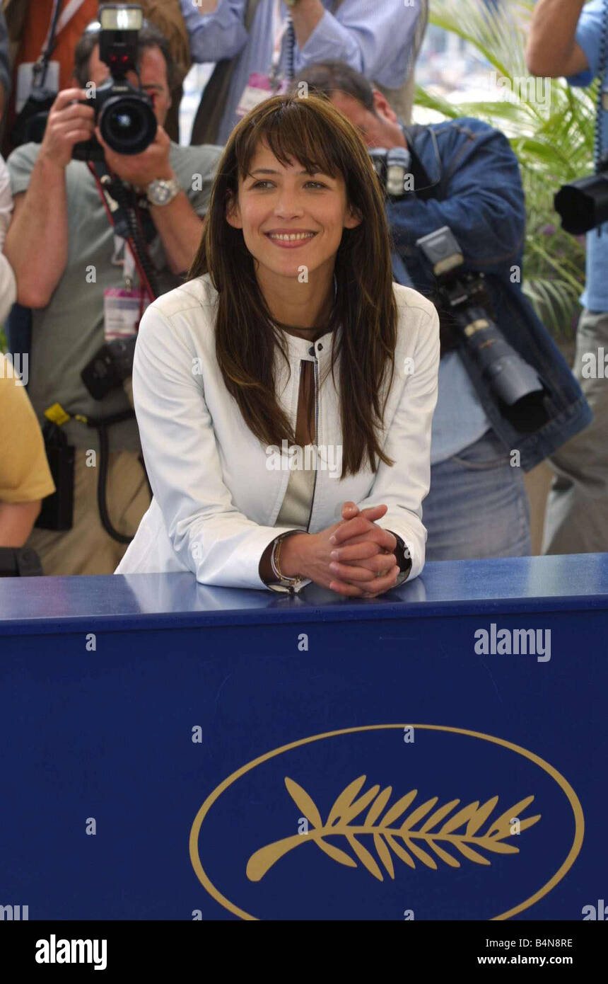 Sophie Marceau attrice al Festival di Cannes 2004 Foto Stock
