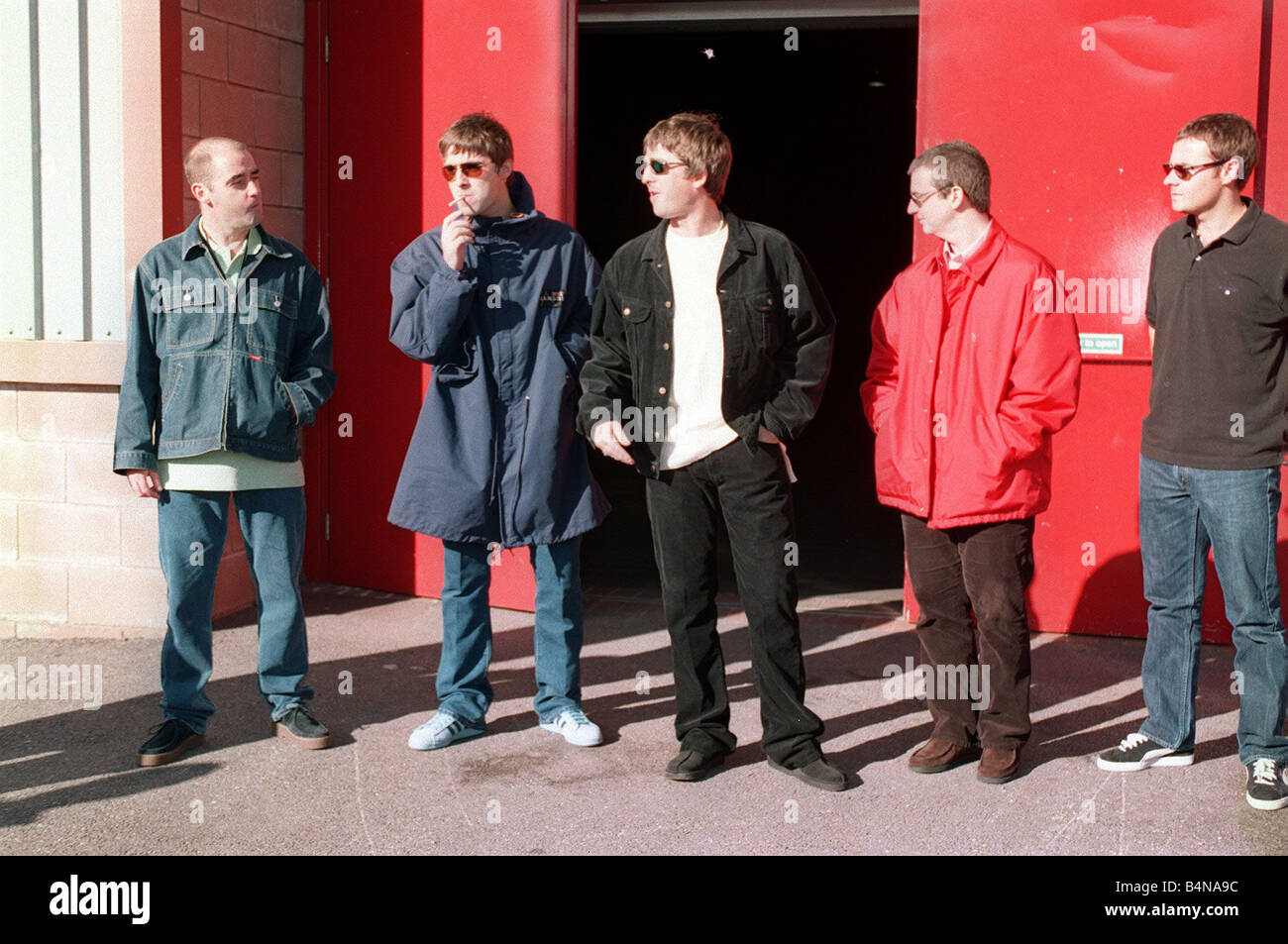 Liam e Noel Gallagher Settembre 1997 Oasis Foto Stock