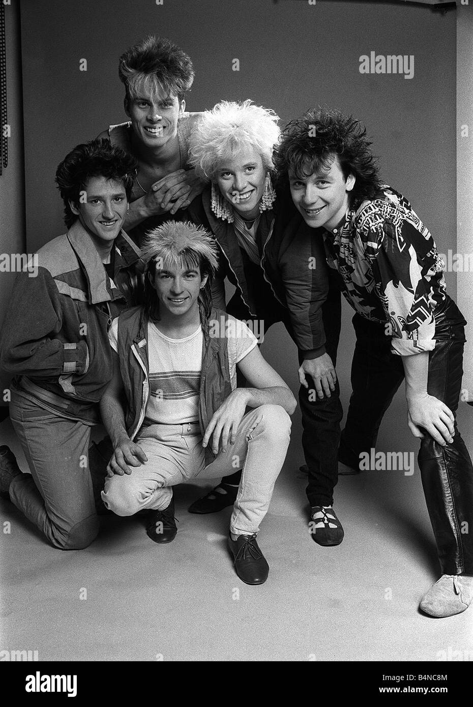 Limahl cantante della band pop Kajagoogoo in studio 1983 Foto Stock