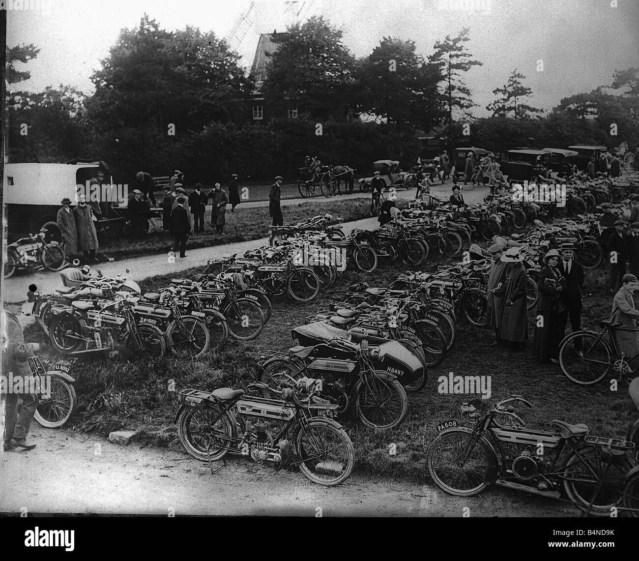 Spedizione Motorcyles a Wimbledon 1914 18 Foto Stock