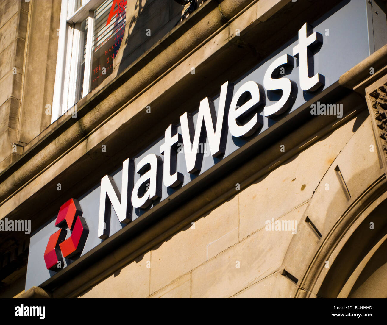 NatWest bank logo UK Foto Stock