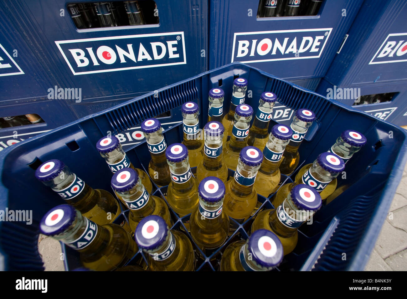 BIONADE GmbH la produzione dell'alcool biologico bevanda analcolica Bionade Foto Stock