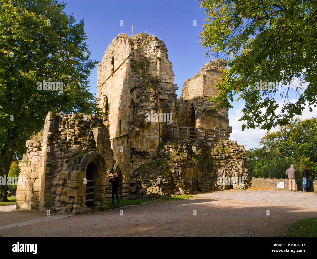 Knaresborough Castle, North Yorkshire, Inghilterra, Regno Unito Foto Stock