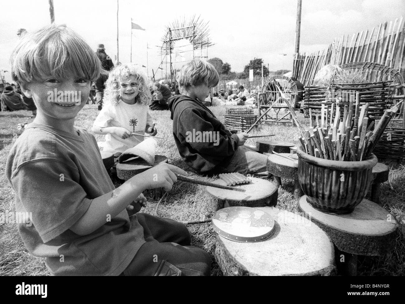 Glastonbury Festival Foto Stock