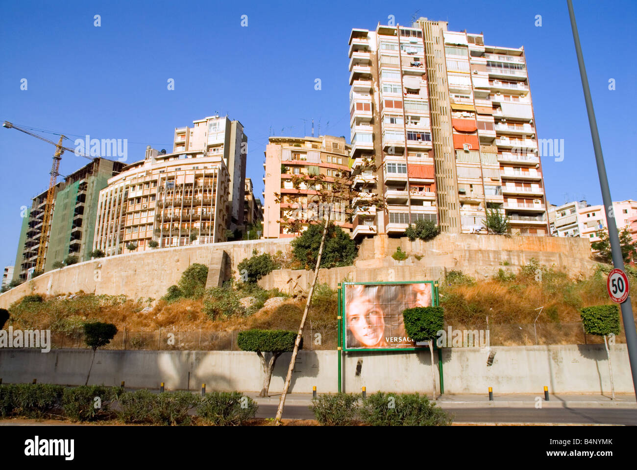 blocco di appartamenti Foto Stock