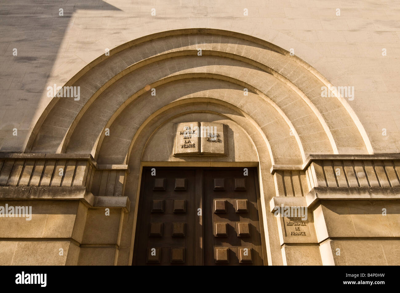 Eglise Réformée de francia - francese riformare la Chiesa, Poitiers, Vienne, in Francia. Foto Stock