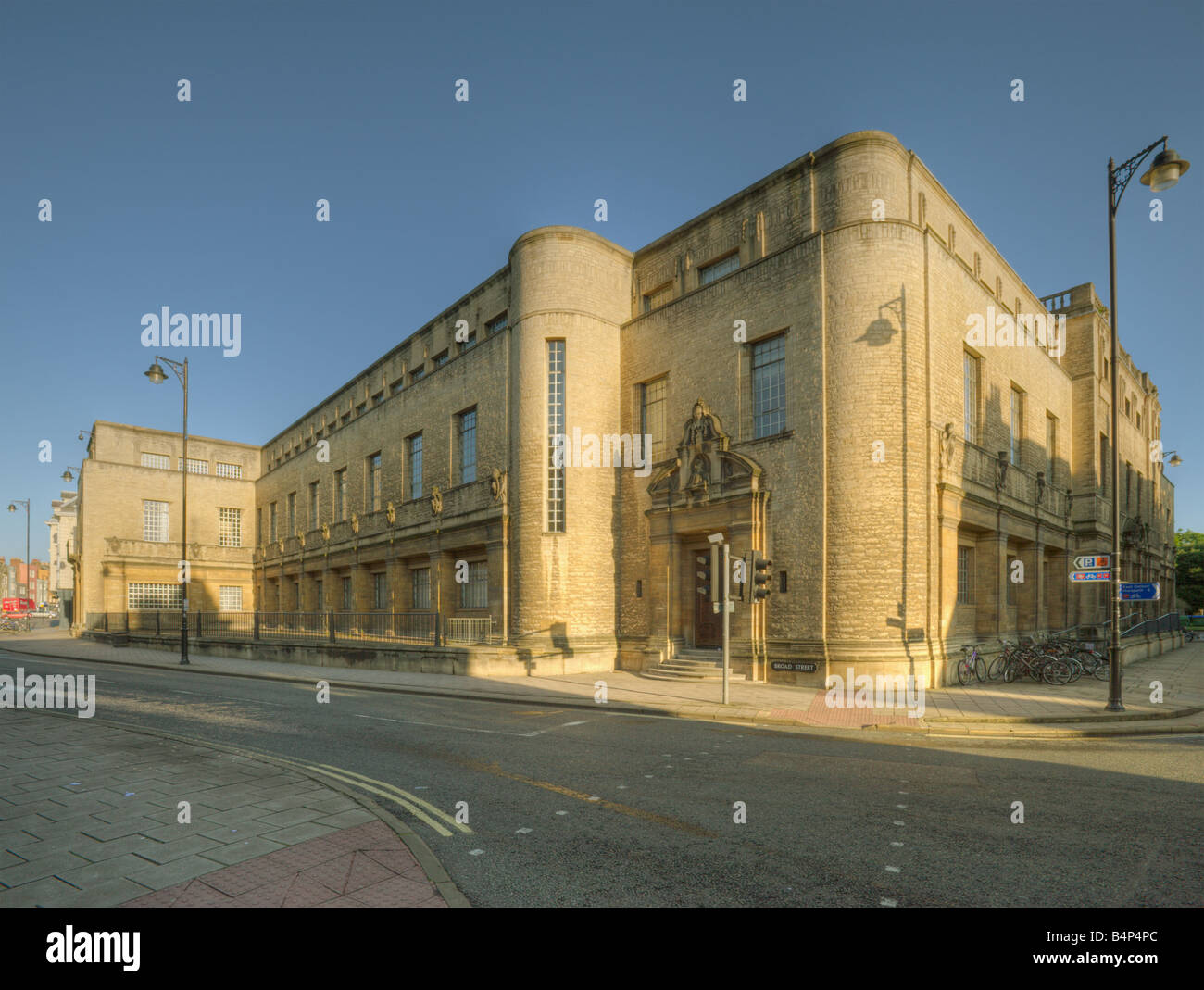Nuova biblioteca Bodleian Library, Oxford University, Inghilterra, Regno Unito Foto Stock