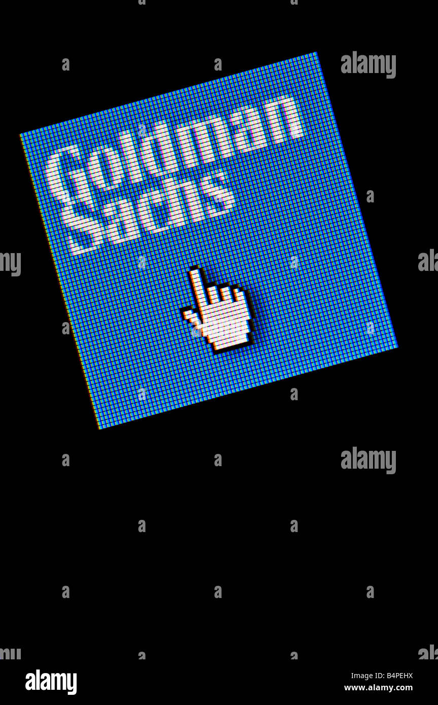 Macro screenshot di Goldman Sachs sito solo uso editoriale Foto Stock