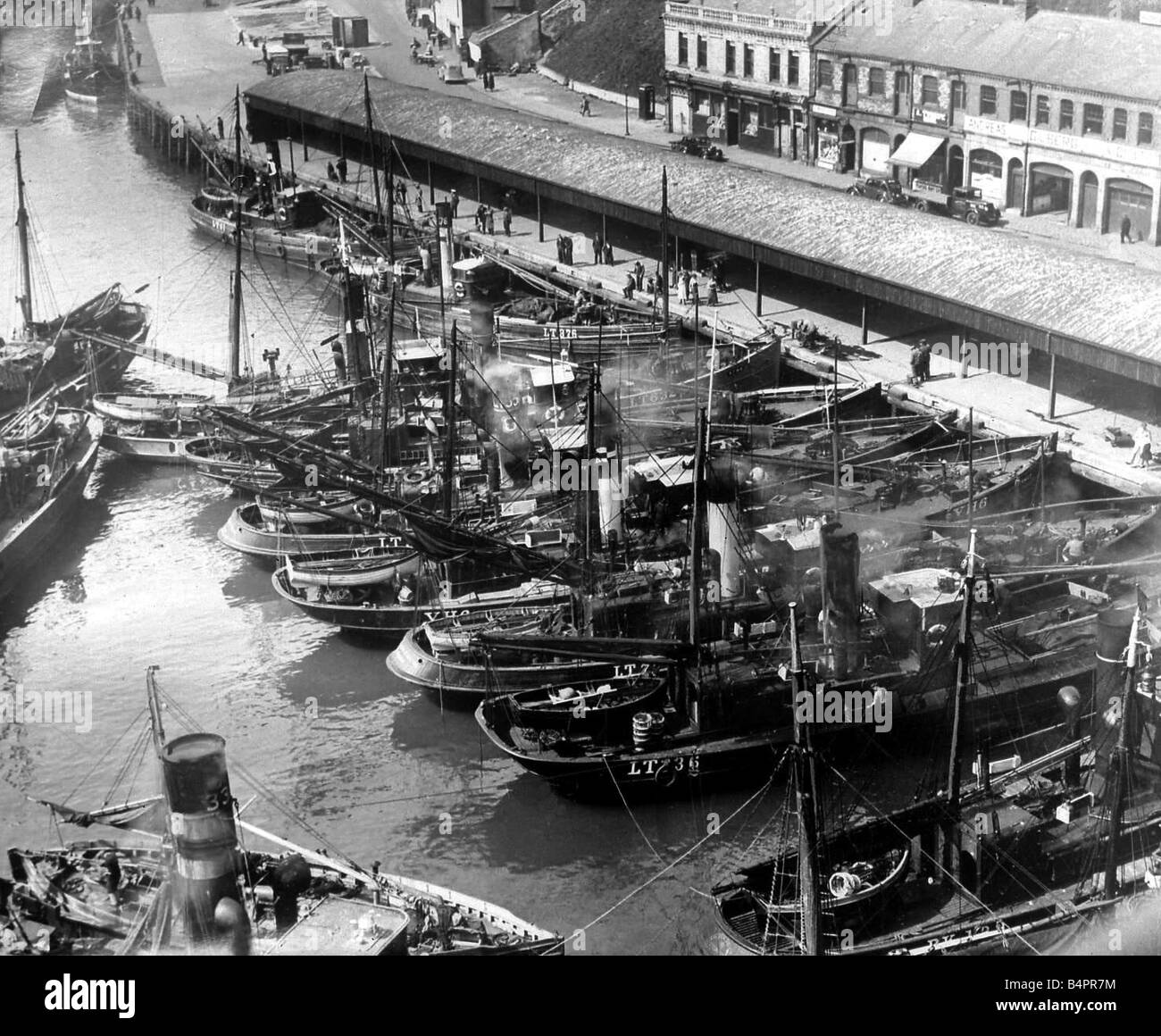 Tyne Dock negli anni trenta del novecento Foto Stock