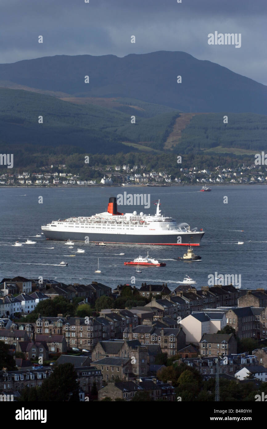 La Queen Elizabeth ll Foto Stock