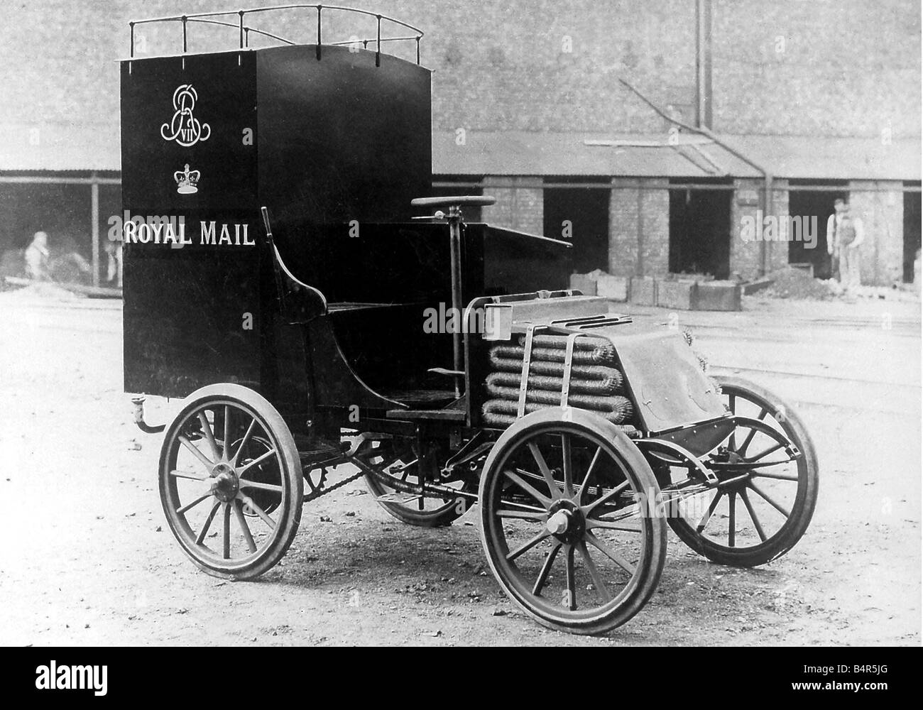 Un Royal Mail Van c 1915 Foto Stock