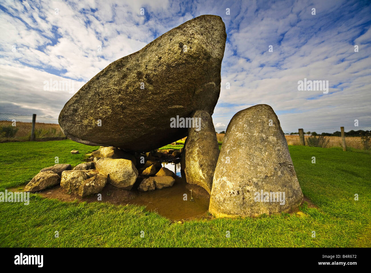 Dolmen Brownshill Carlow Irlanda Foto Stock