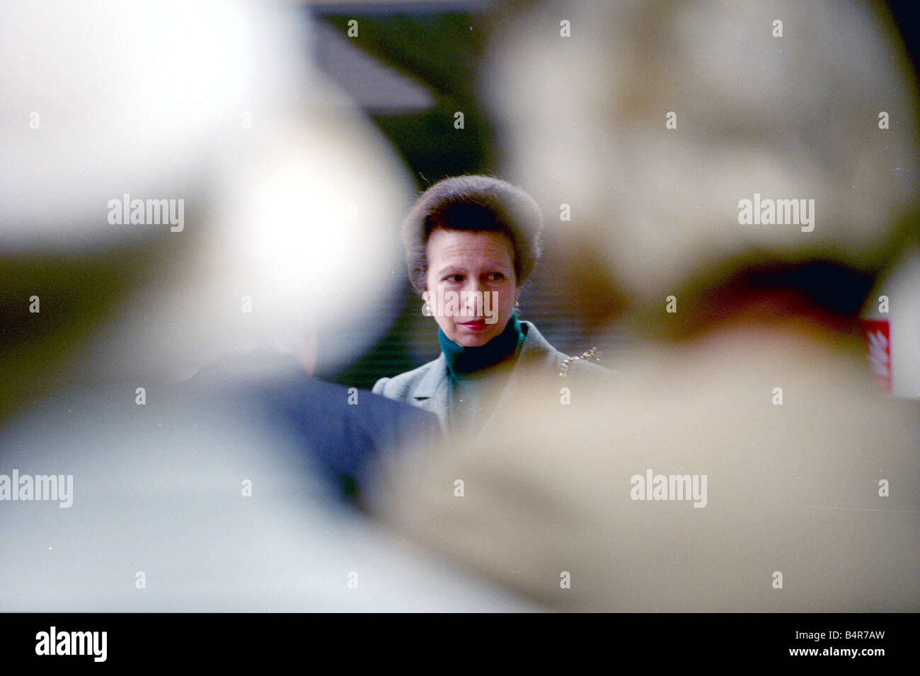 HRH The Princess Royal Princess Anne durante una visita alla Casa Mea in Newcastle 20 02 01 Foto Stock