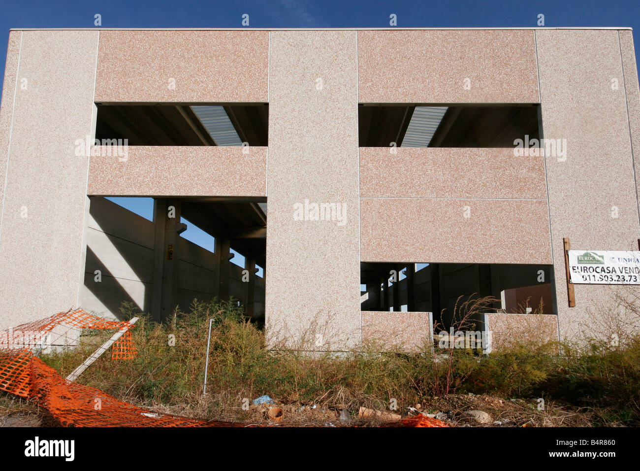 Il nuovo edificio in costruzione. Foto Stock