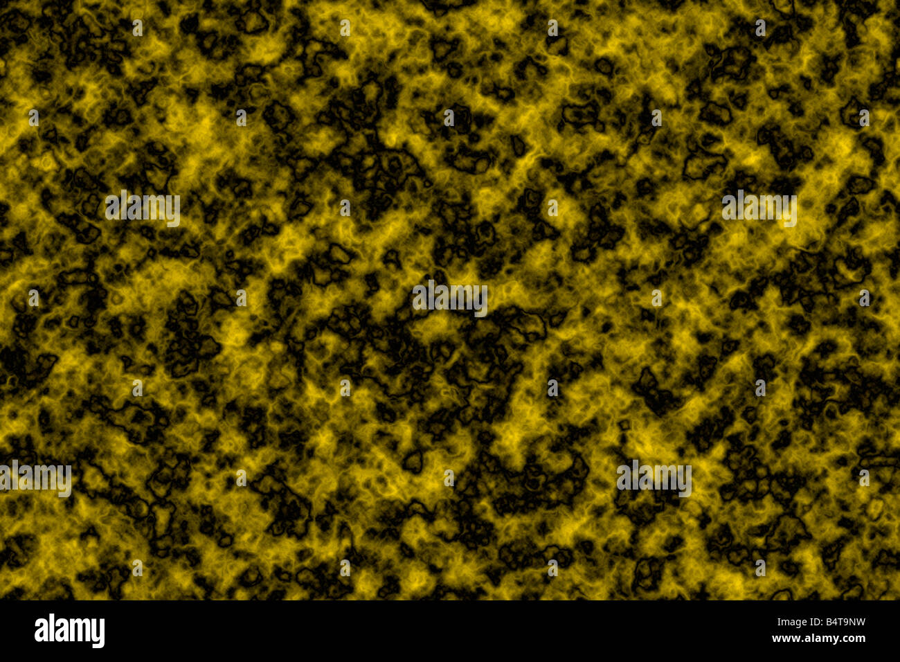 Modello di marmo modellato fire bolide giallo nero sfondo mosaico Foto Stock