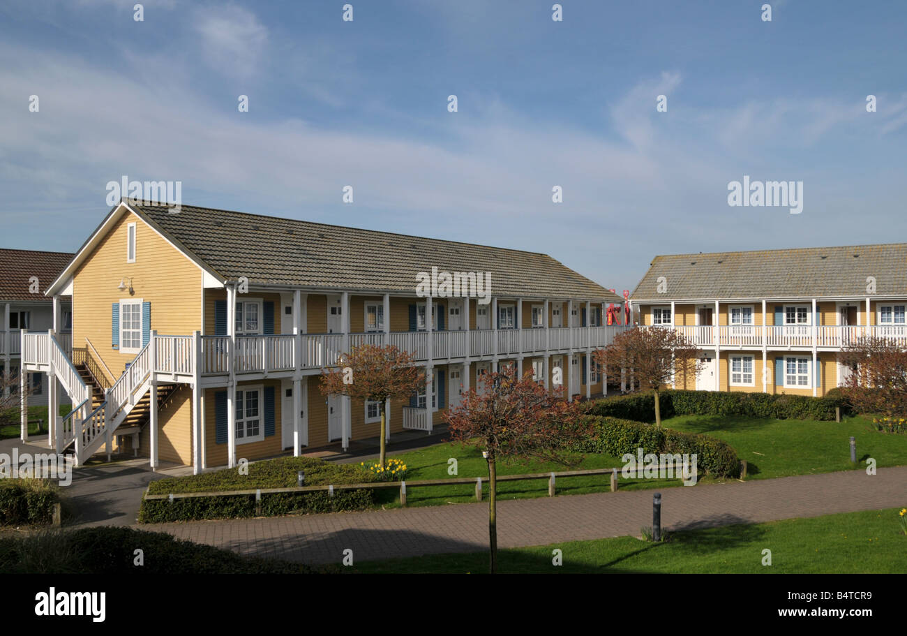 Chalets per le vacanze Skegness Lincolnshire England Regno Unito Foto Stock