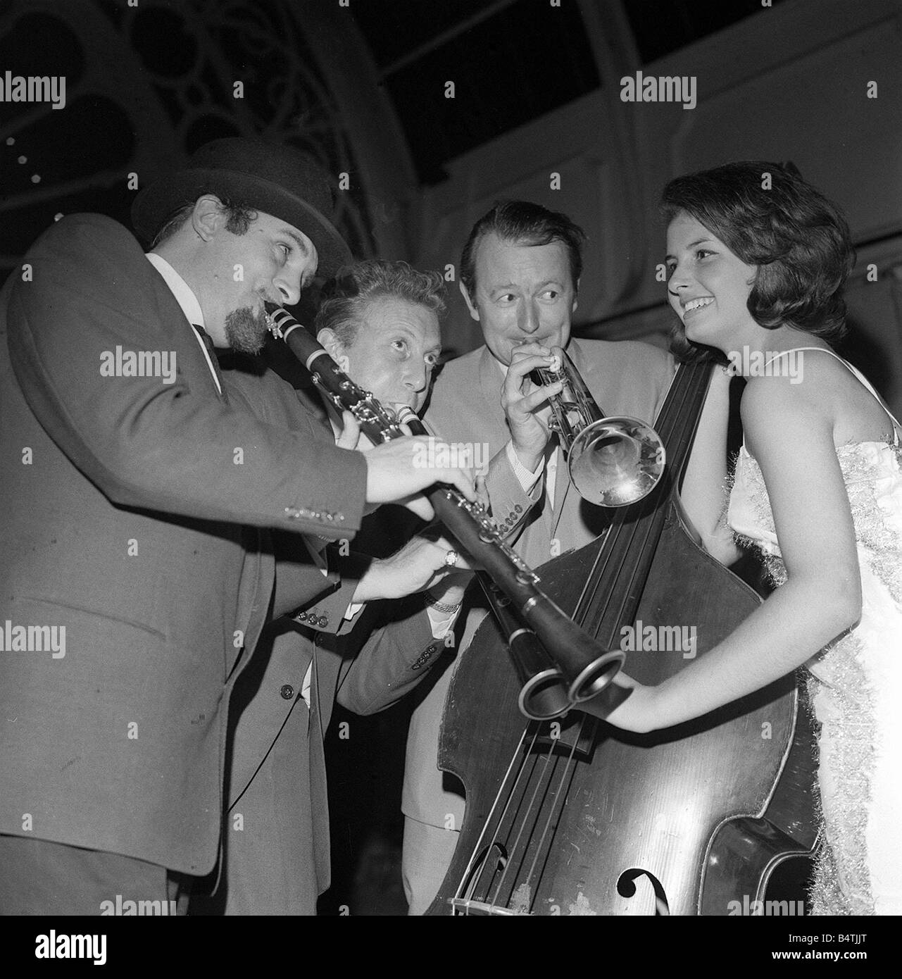 Compleanno Humphrey Lyttelton nato il 23 maggio 1921 BlackPool Pop e Jazz Festival sponsorizzato da Melody Makers a Blackpool s Wint Foto Stock