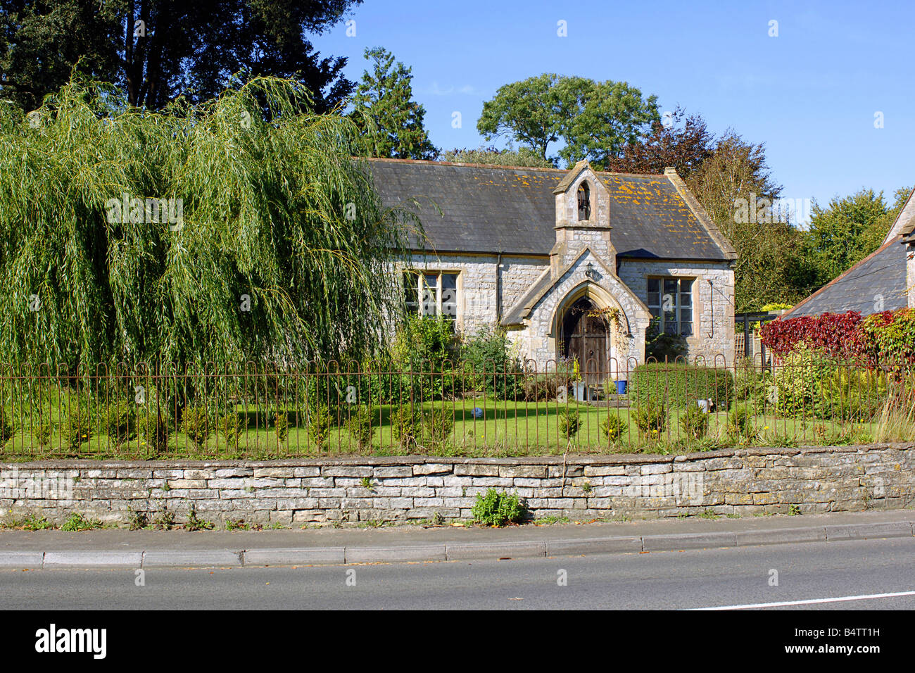 Una camera village school house in Marston Magna Somerset Inghilterra Foto Stock