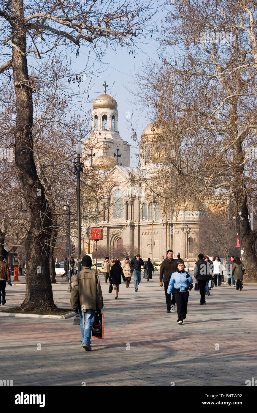 La Cattedrale dell Assunzione, Varna, Bulgaria Foto Stock