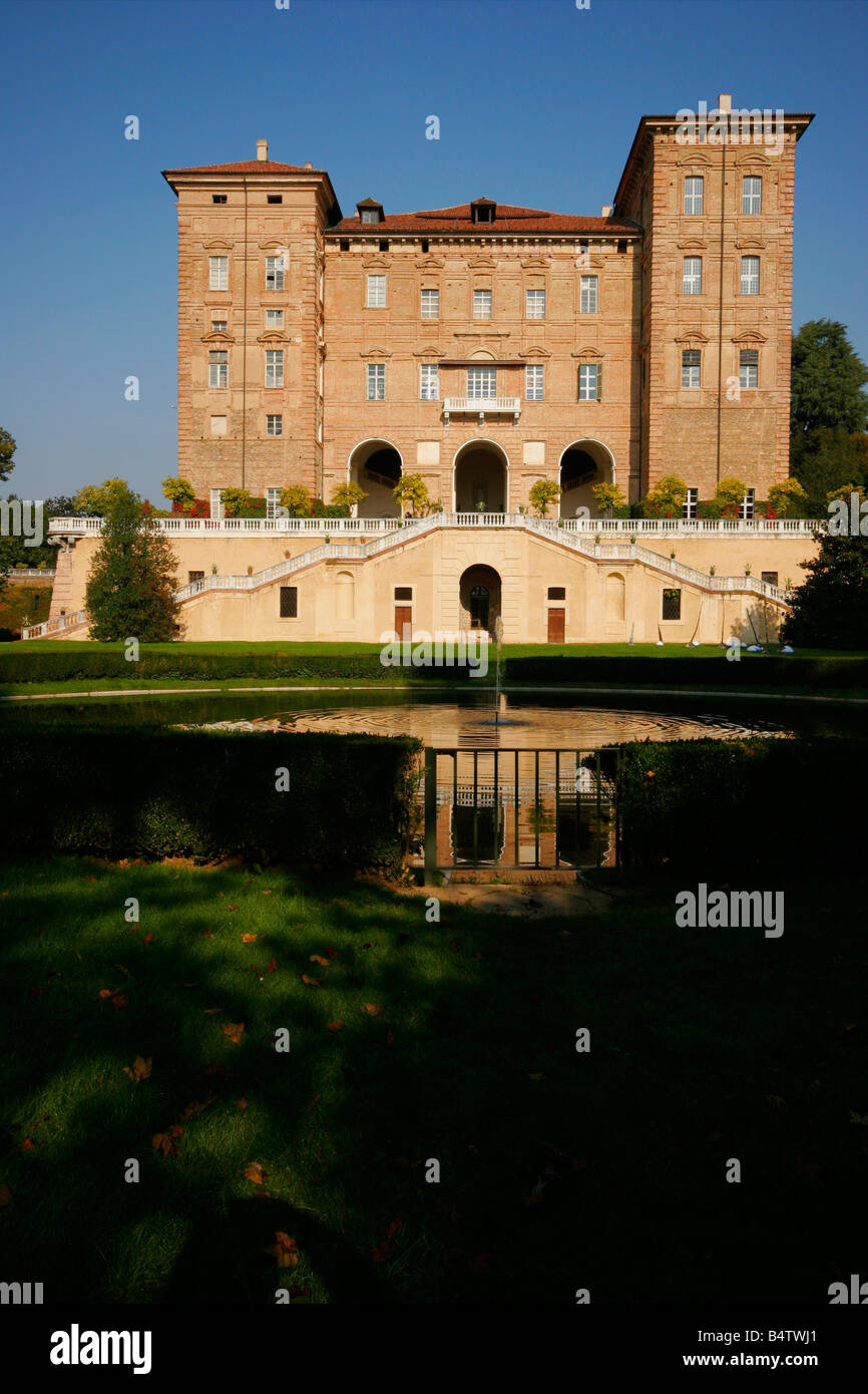 Castello Agliè in Piemonte, Italia Foto Stock