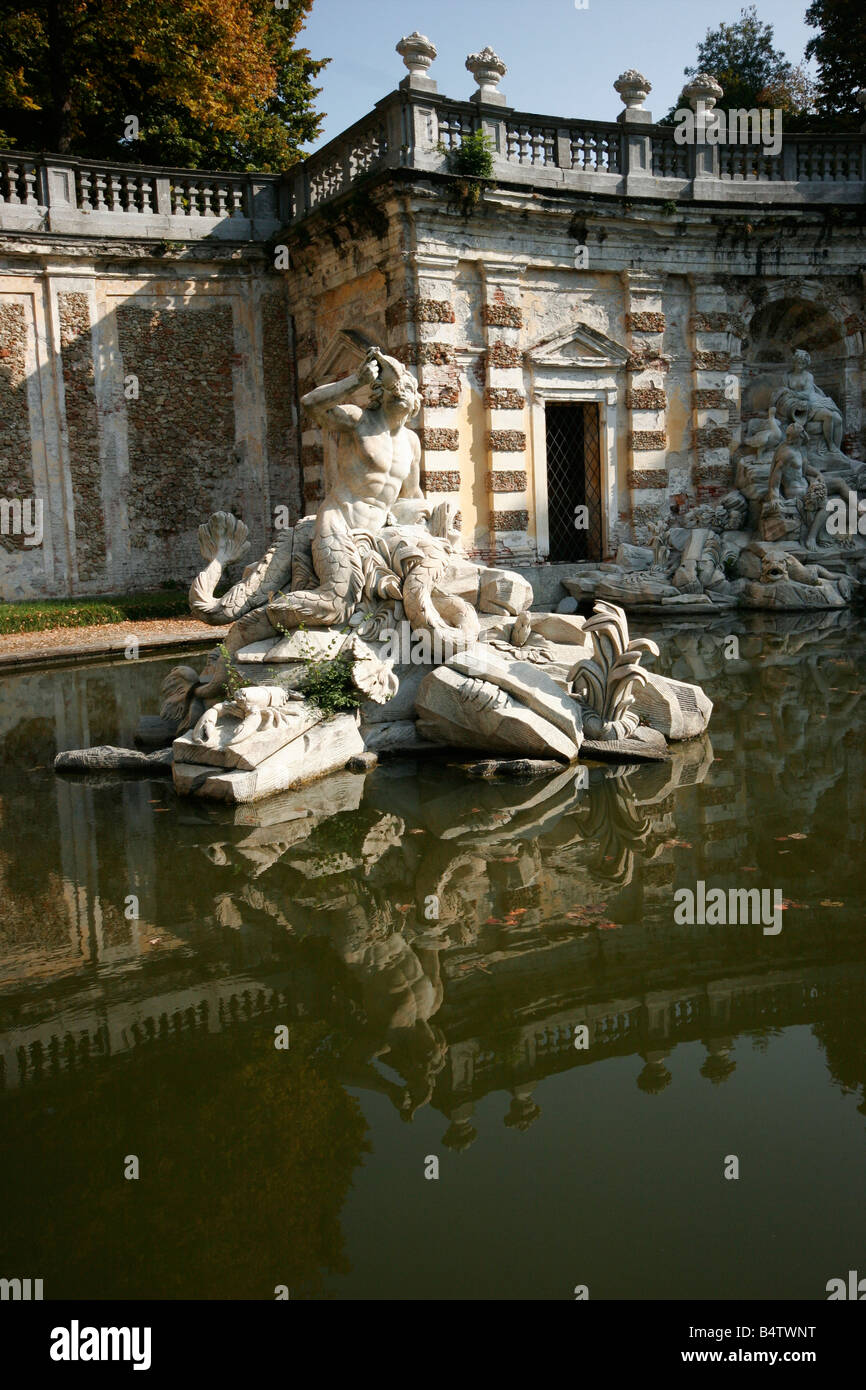 Castello Agliè in Piemonte, Italia Foto Stock