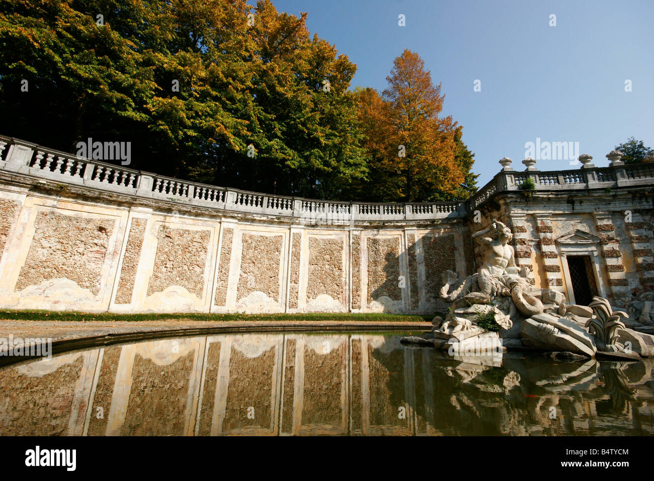 Castello Agliè in Piemonte, Italia Foto Stock