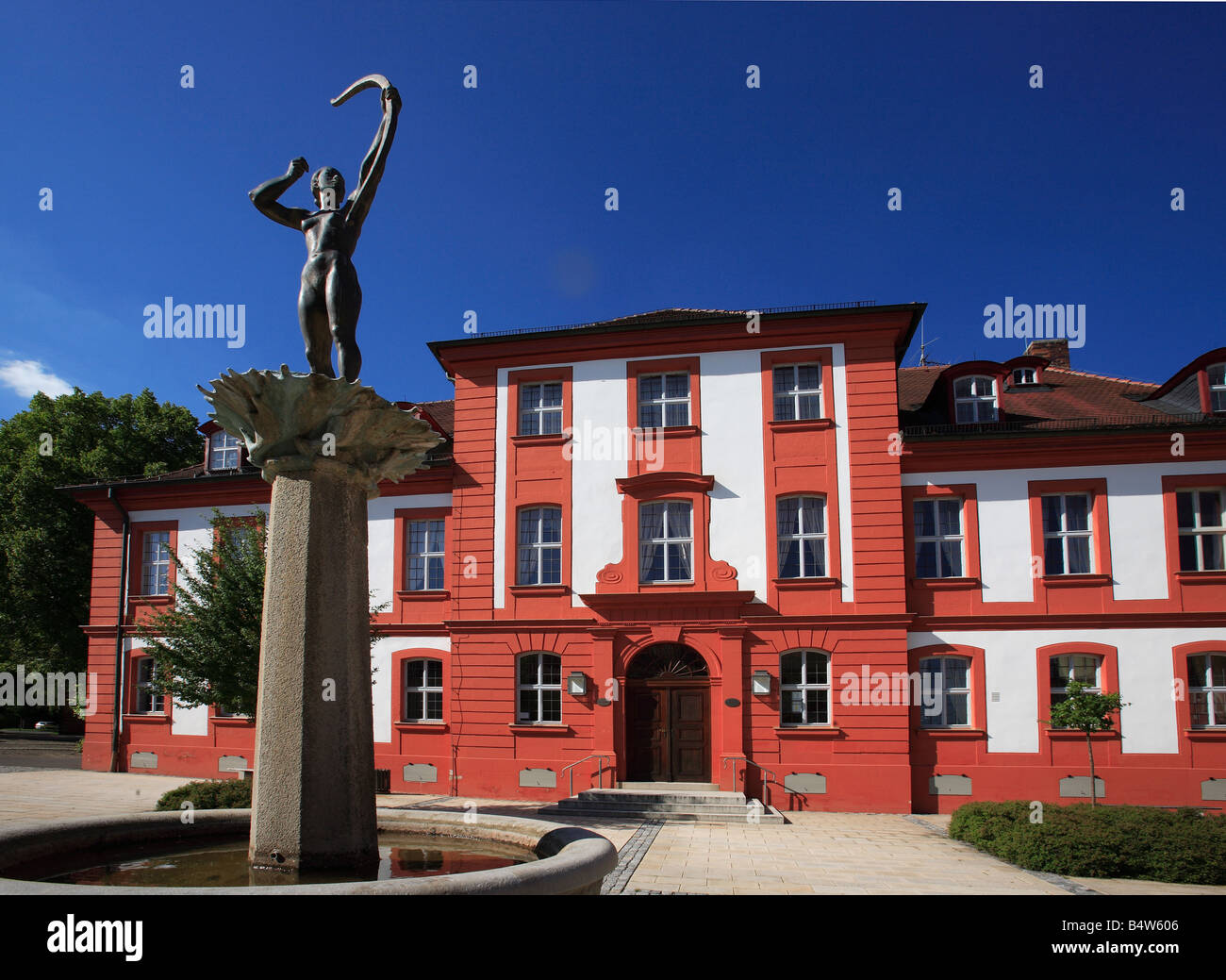 Palais del centro termale di Bad Rodach Frankonia Baviera Germania Foto Stock