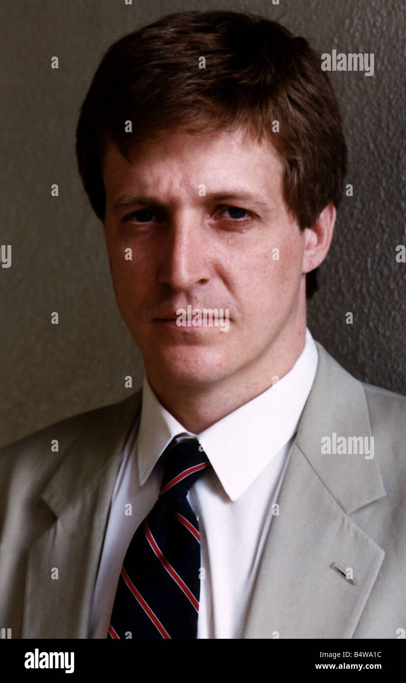 Alastair Campbell premere il segretario di Tony Blair Foto Stock