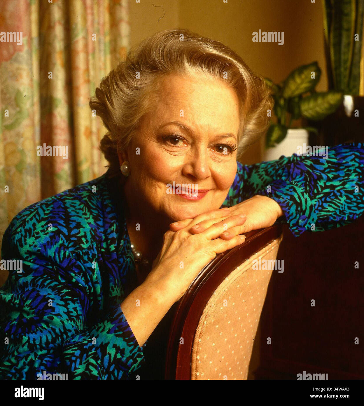 Olivia de Havilland attrice Marzo 1988 Foto Stock