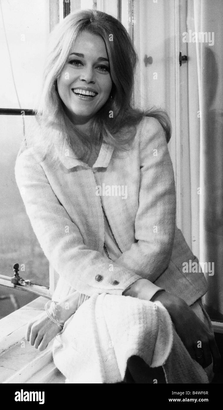 Jane Fonda actrice americano Foto Stock