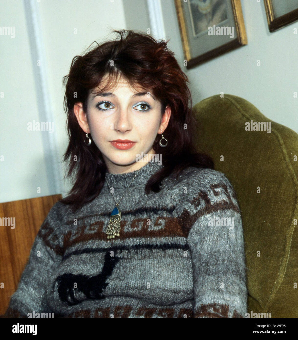 Kate Bush british pop singer Dicembre 1979 Foto Stock