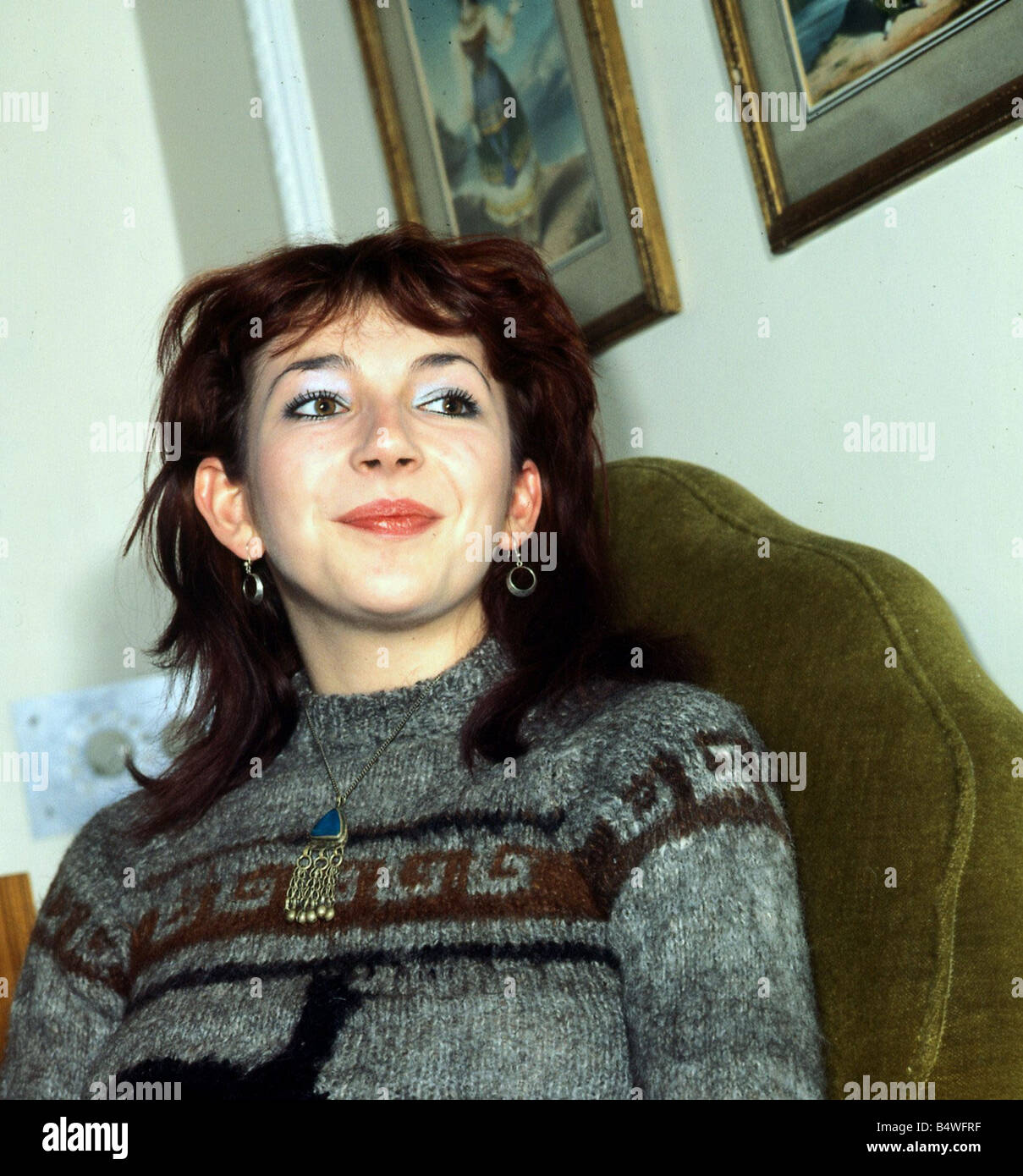 Kate Bush british pop singer Dicembre 1979 Foto Stock