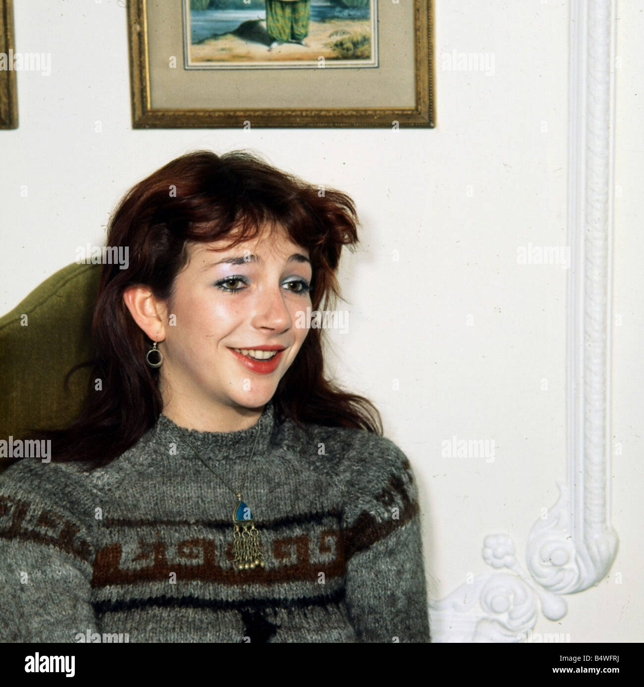 Kate Bush british pop singer Dicembre 1979 Foto Stock