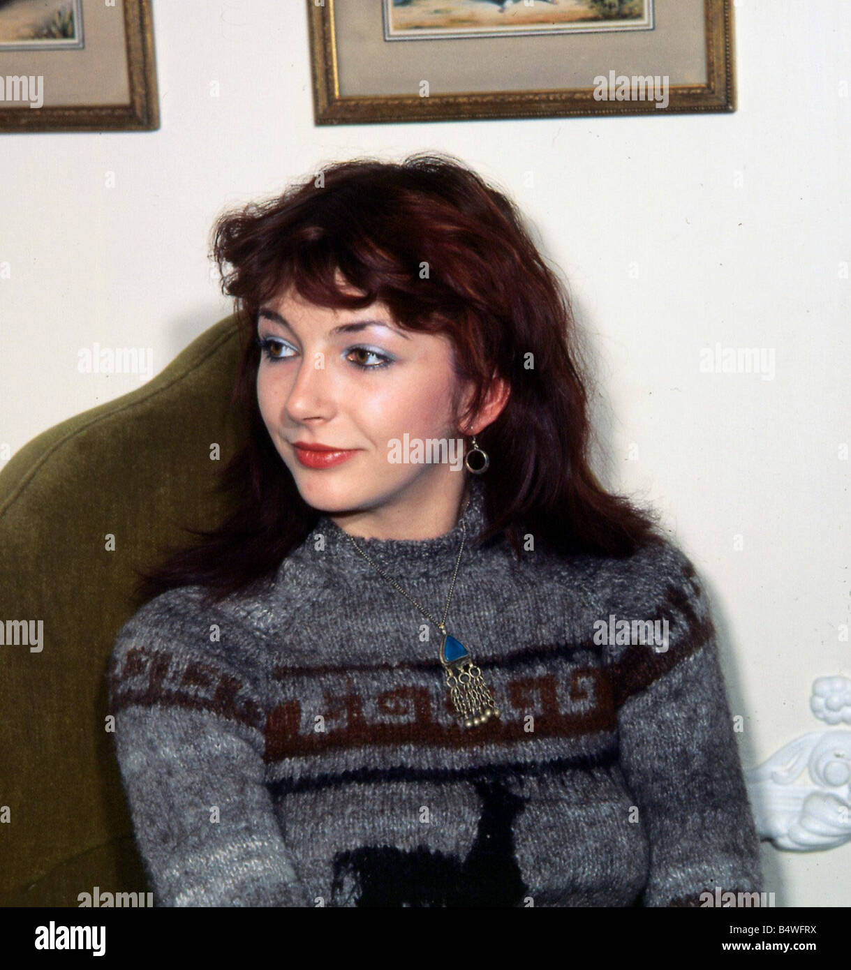 Kate Bush british pop singer Dicembre 1979 Foto Stock