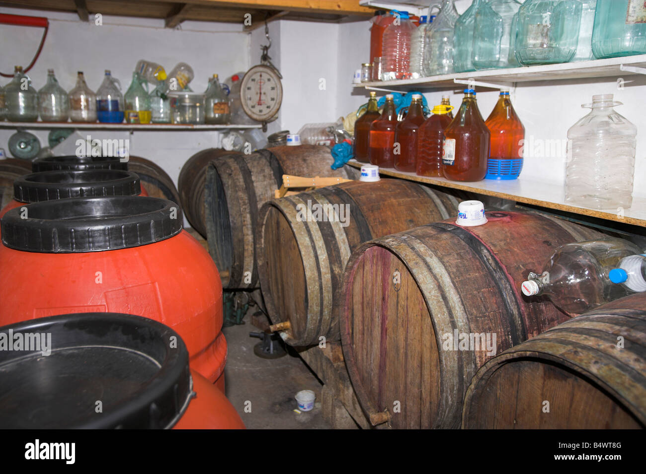 Cantina Lakones Corfù Foto Stock