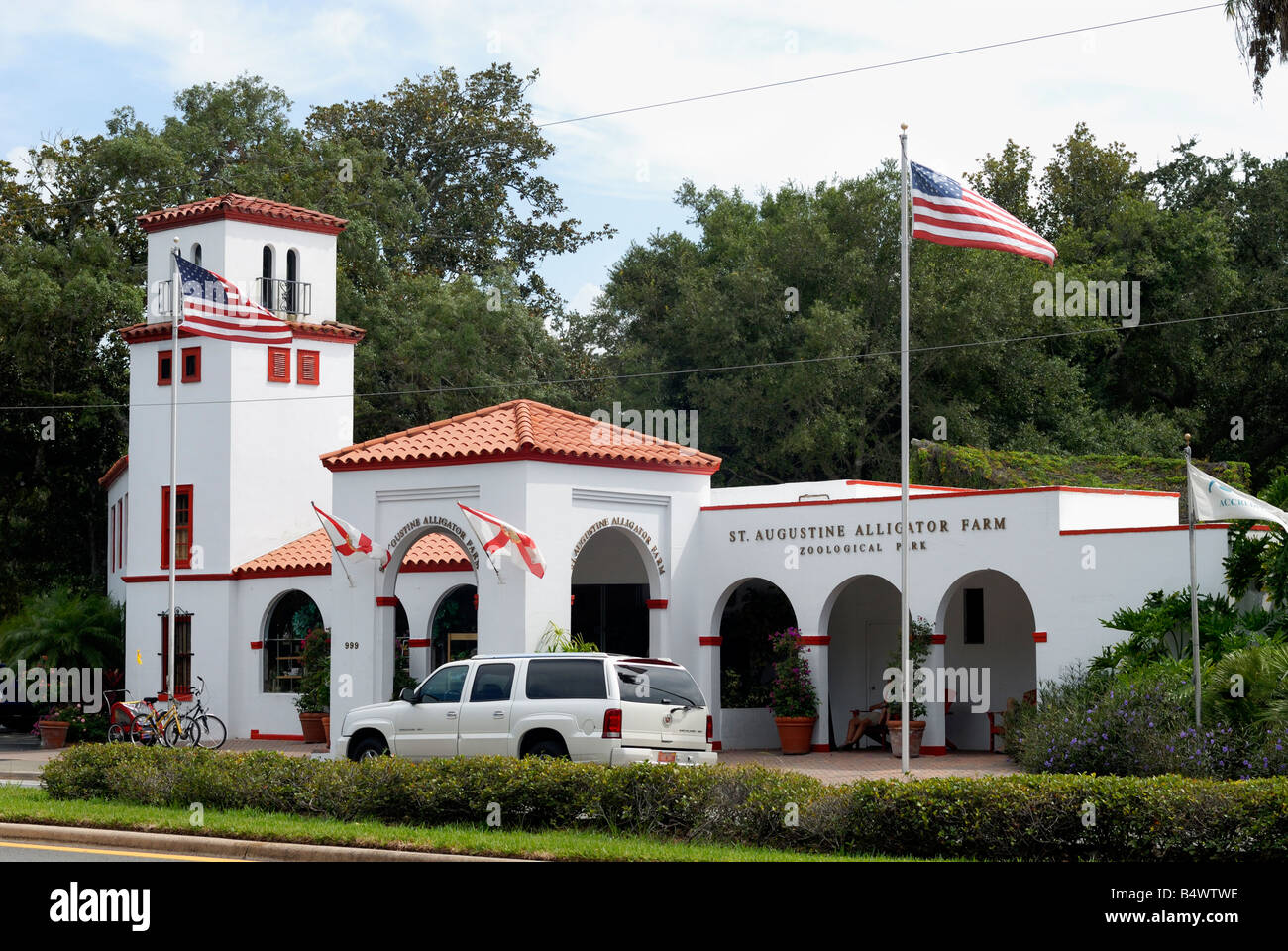 Sant'Agostino Alligator Agriturismo Sant'Agostino Florida Foto Stock