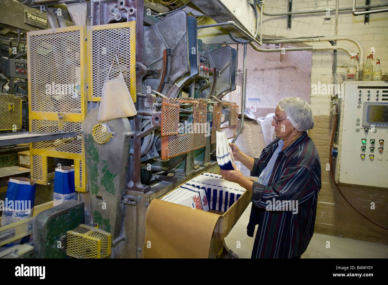 Fabbrica dello zucchero Foto Stock