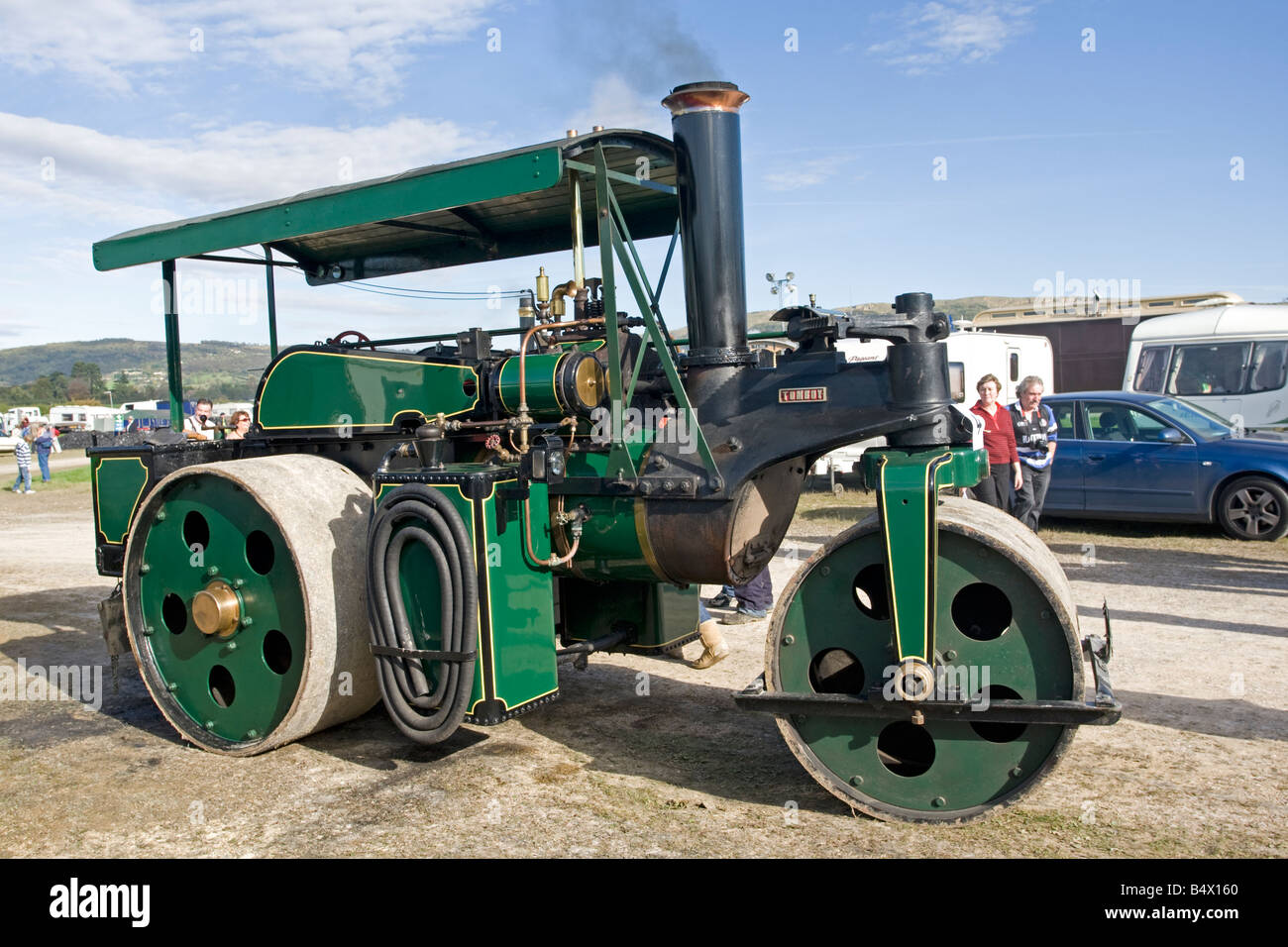 Tomboy 1929 Aveling e Porter vapore rullo stradale 2008 Rally ippodromo di Cheltenham Regno Unito Foto Stock