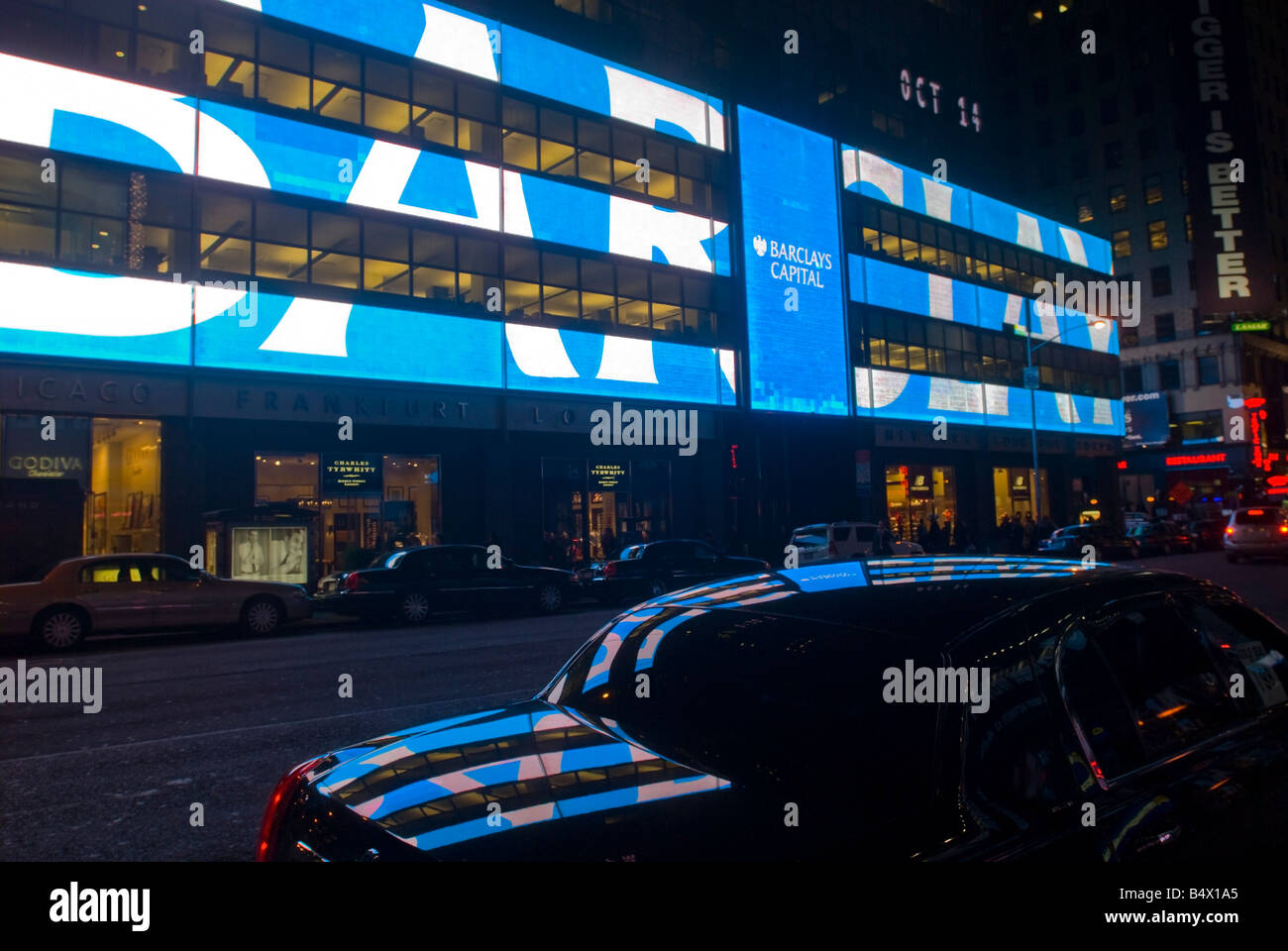 L'ex Lehman Brothers sede centrale globale a New York ora ridenominato Barclays Capital Foto Stock