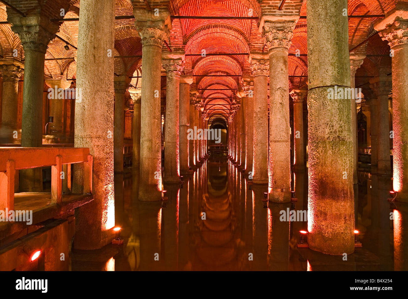 Yerebatan cisterna in Istanbul Turchia Asia Europa Foto Stock