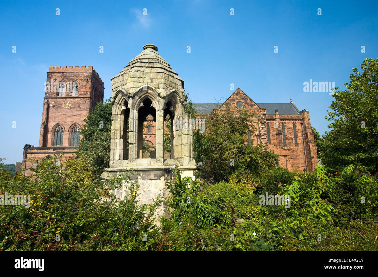 Abbey Foregate Shrewsbury Shropshire England Regno Unito Regno Unito GB Gran Bretagna Isole Britanniche Europa UE Foto Stock