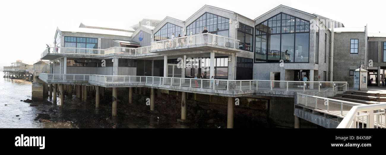 Il Monterey Bay Aquarium, California, vista esterna Foto Stock
