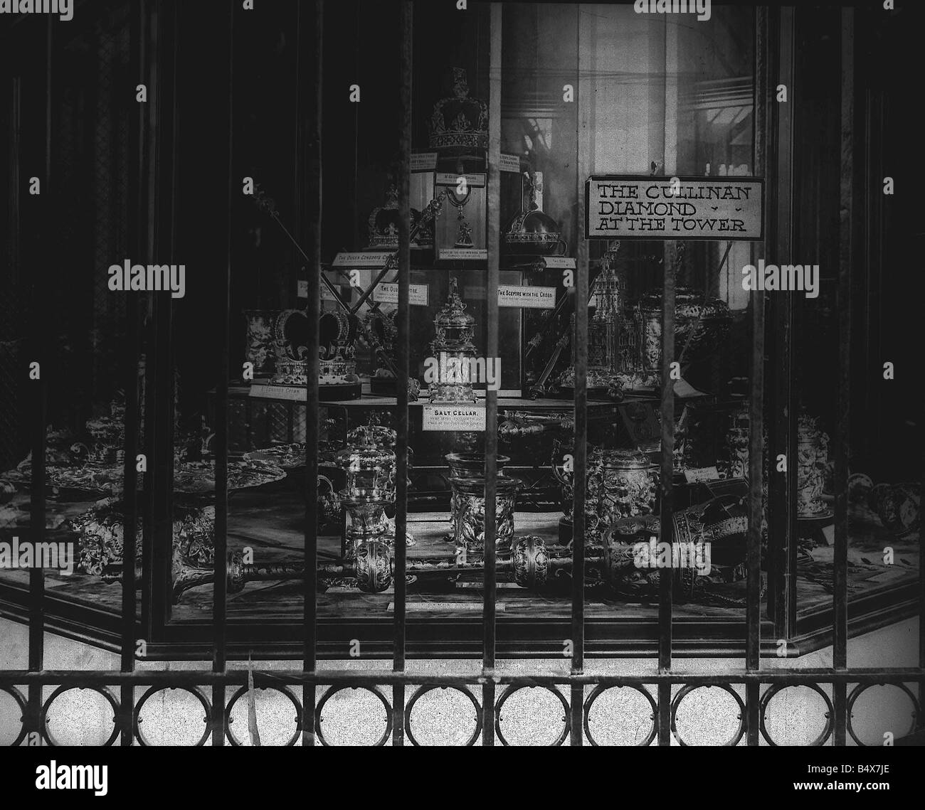 I gioielli della corona a theTower di Londra Il Cullinan Diamond presso la torre Foto Stock