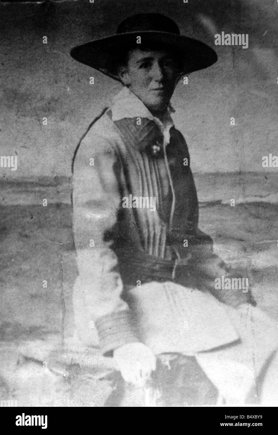 Mabel Greenwood che è morto di avvelenamento arsenical . Giugno 1919 Foto Stock