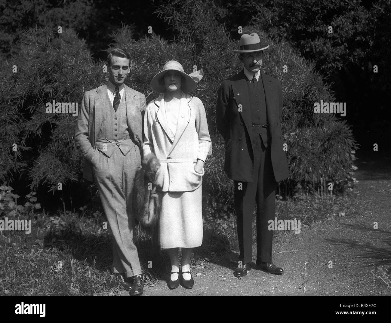 Luna di miele di Louis Mountbatten Edwina Ashley Luglio 1922 Foto Stock