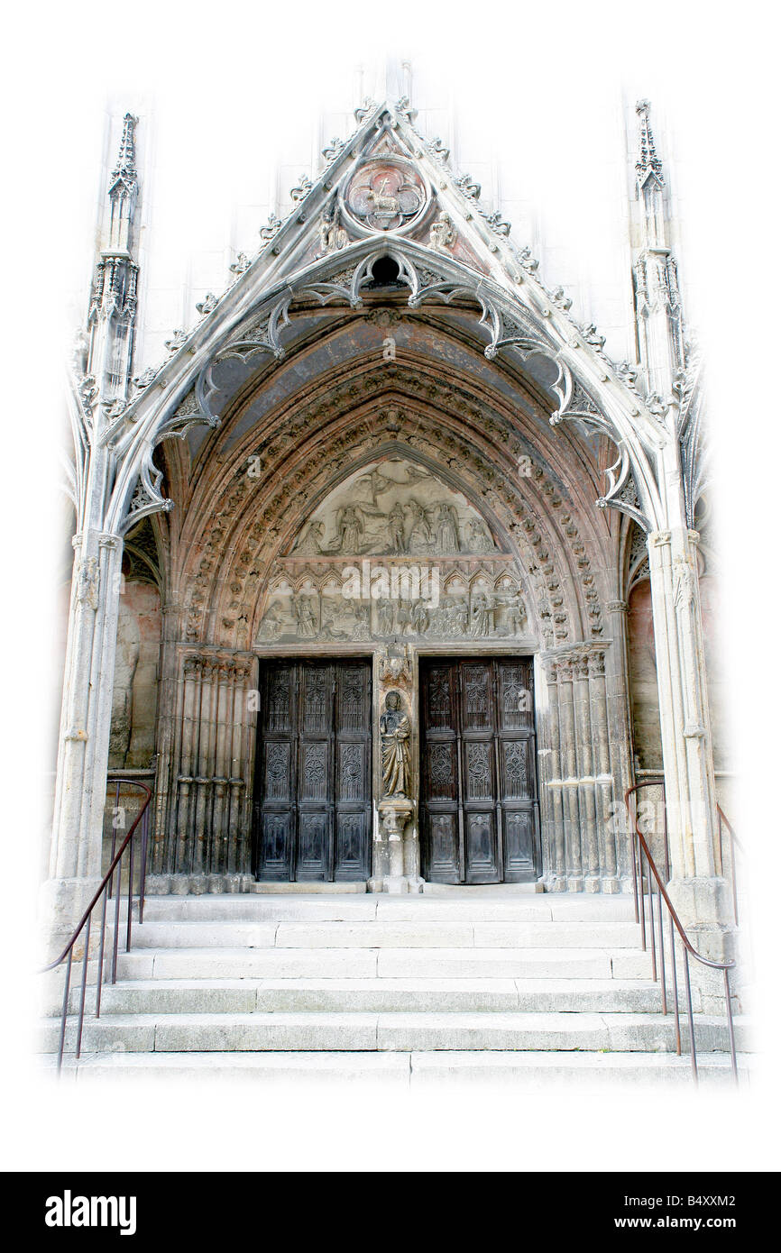 Ingresso della cattedrale Foto Stock