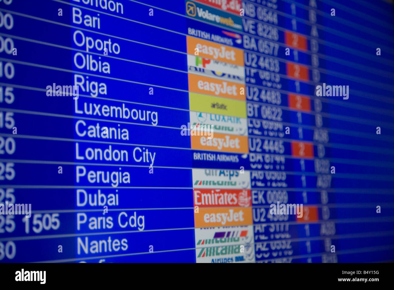 Aeroporto di malpensa,lombardia,Italia Foto Stock