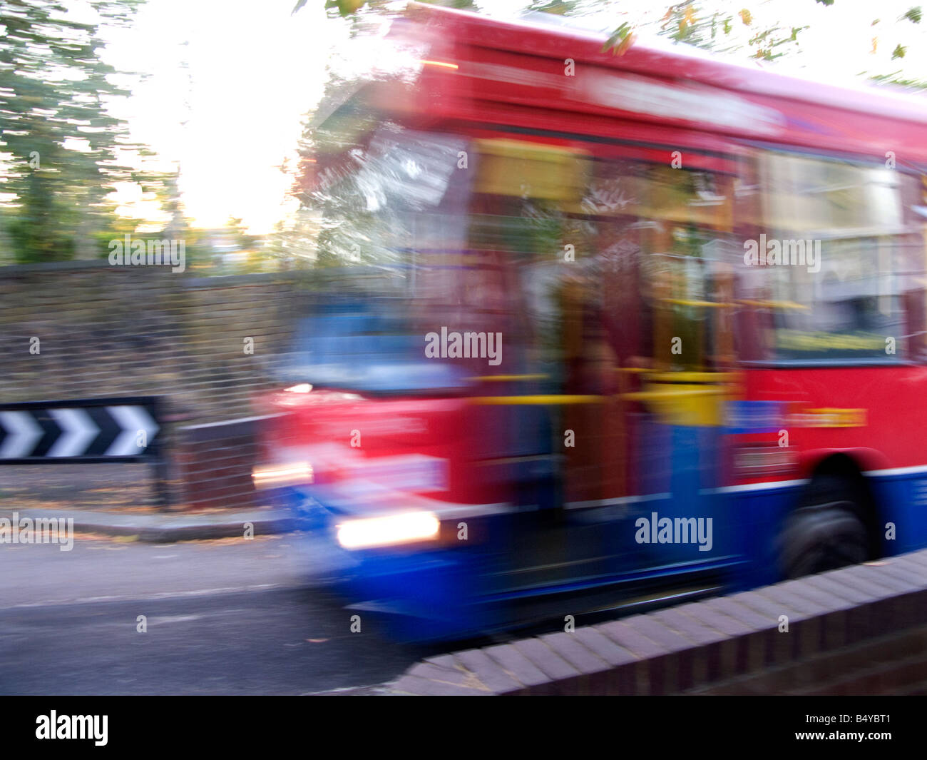 Single Decker Bus di Londra Foto Stock