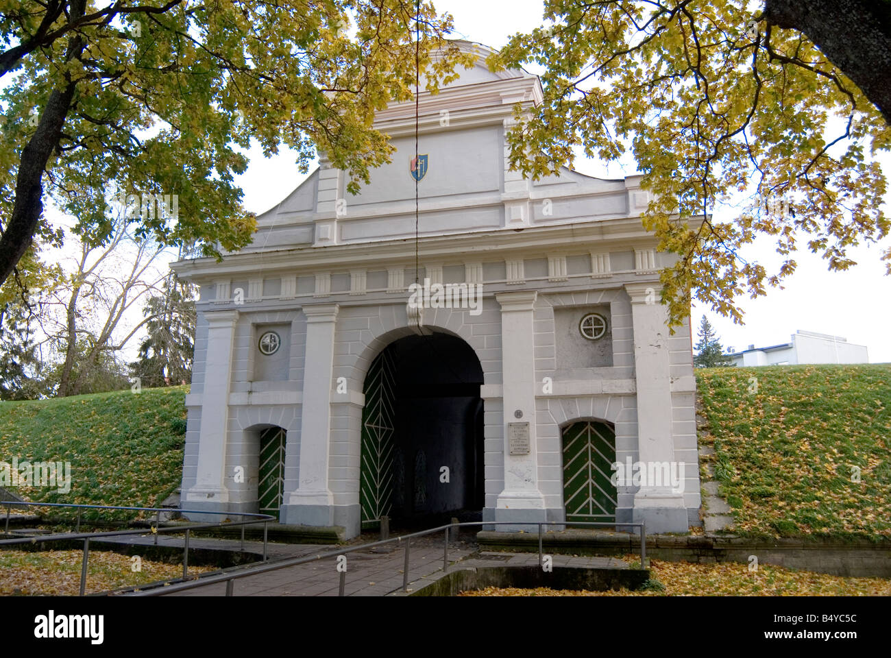 City Gate Parnu Estonia Foto Stock