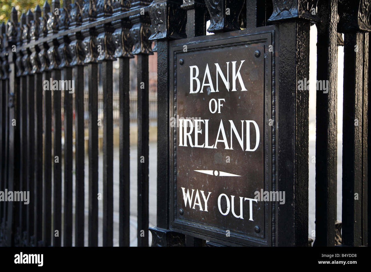 Bank of Ireland s College ramo verde in Dublin 2 Irlanda nota questa è una banca commerciale e non la banca centrale Foto Stock